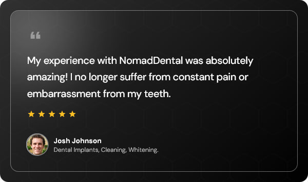 Patient testimonial 1